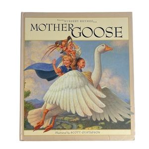 Hardback book collection of Mother Goose nursery rhymes